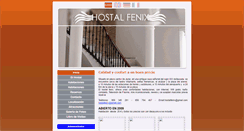Desktop Screenshot of hostalfenix.com